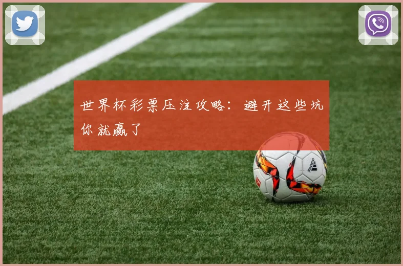 世界杯彩票压注攻略：避开这些坑你就赢了