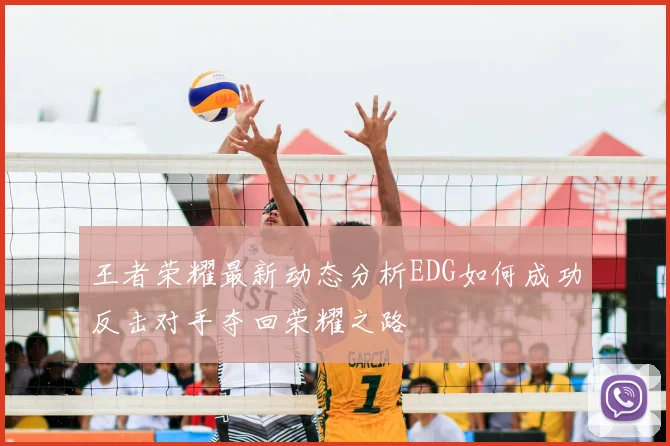 王者荣耀最新动态分析EDG如何成功反击对手夺回荣耀之路