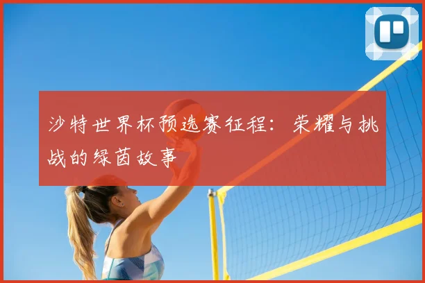 沙特世界杯预选赛征程：荣耀与挑战的绿茵故事
